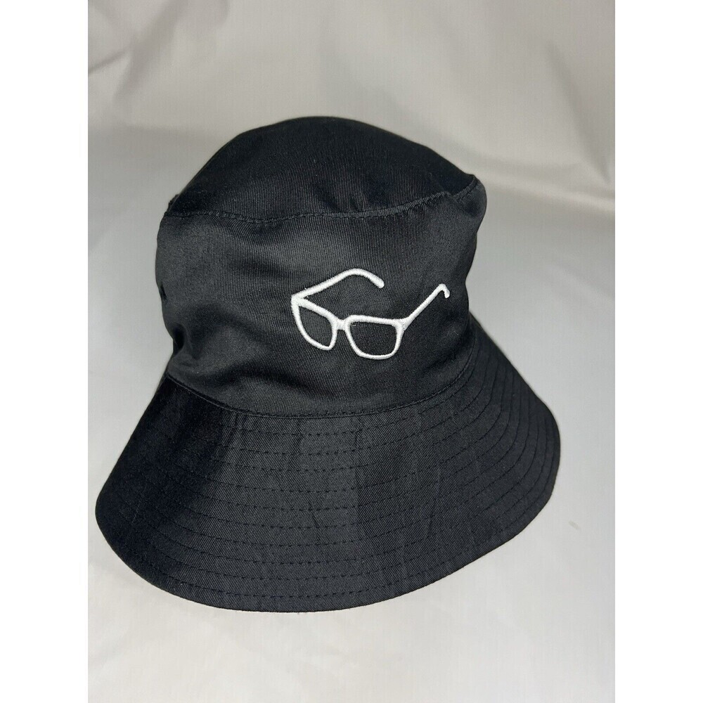 BUCKET HAT I LOVE THE 90'S & REVERSIBLE BLACK WITH EMBROIDERED SUNGLASSES - Picture 7 of 10